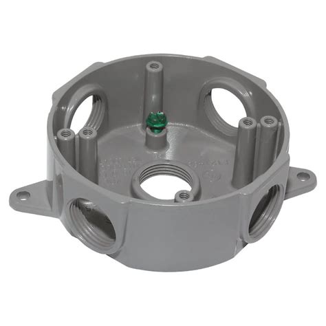 exterior electrical box round|3.5 inch round electrical box.